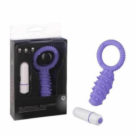 Clitoral Banger Spikes Premium Cockring With Bullet AESPR-007